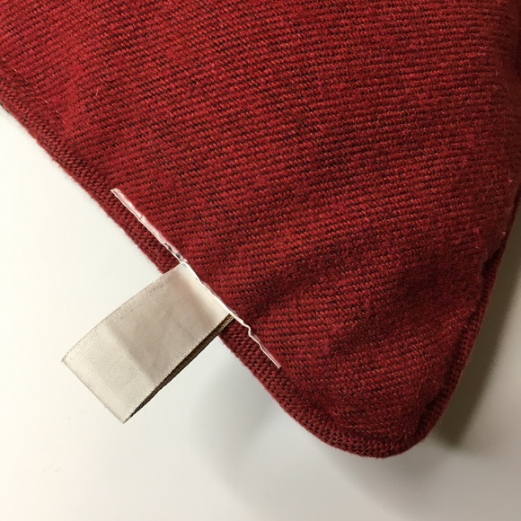 Christmas Tabby Cat Tapestry Pillow Poinsettias Holiday 16" x 16" Square Fashion - Picture 11 of 16